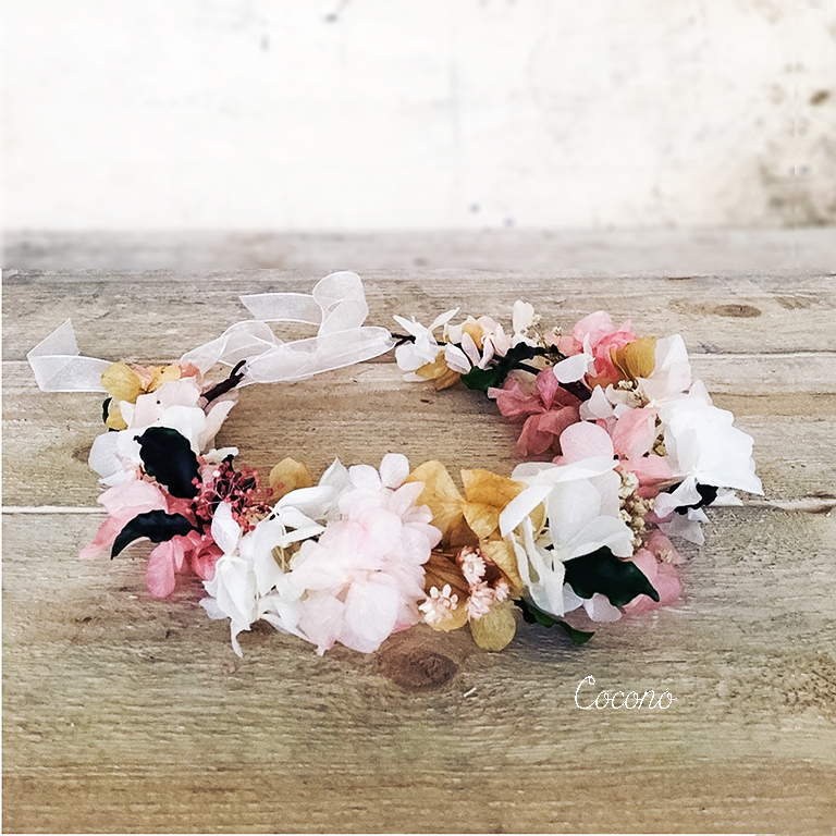 Corona de Hortensias Preservadas